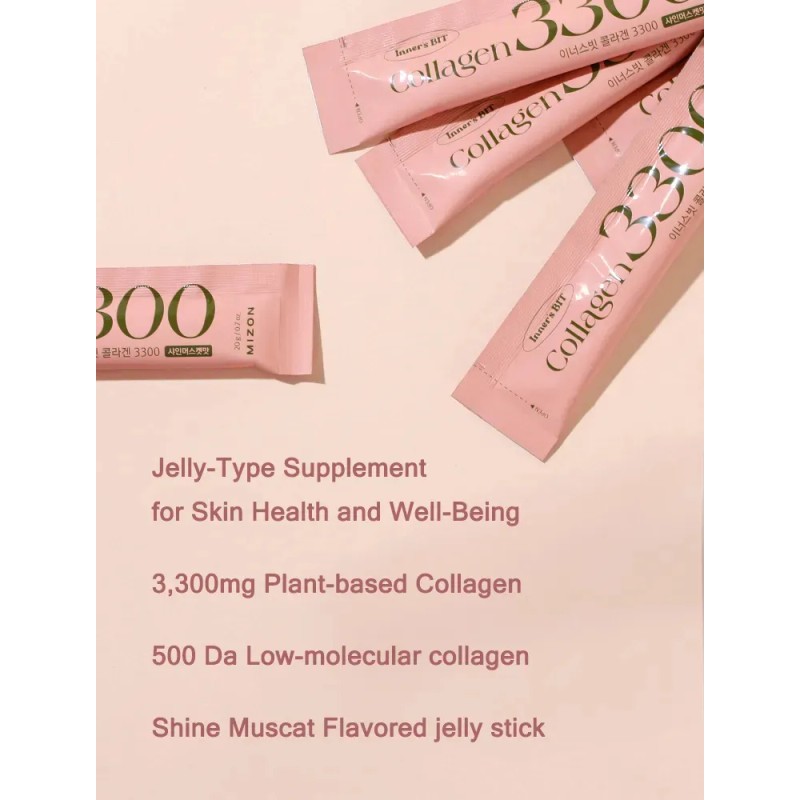 Innersbit Collagen 3300 Mizon Gelatina Stick Vegano Barras