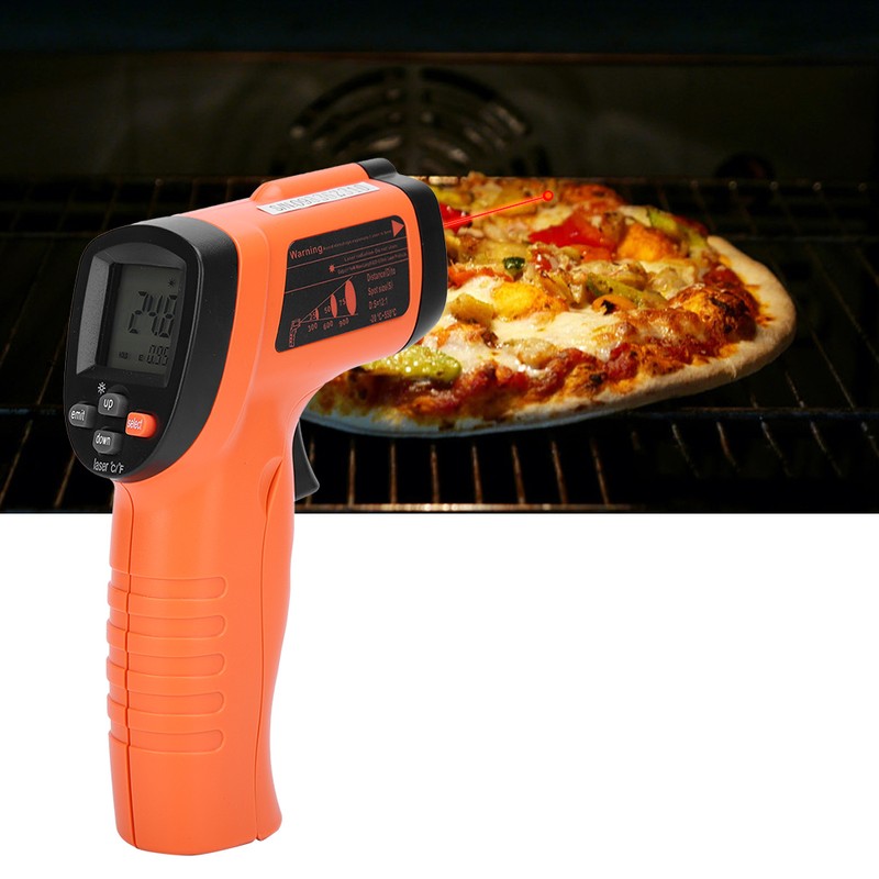 Industrial Infrared Thermometer Plastic Temperature Meter Detector Measuring Instrument