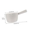 Mobestech 3Pcs Household Water Dippers Ergonomic Multi Function Water Scoops