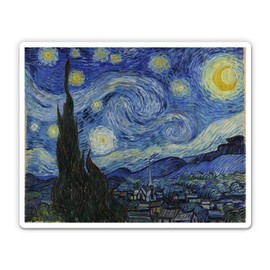 Squiddy The Starry Night - Vinyl Sticker for Car, Laptop, Notebook (5" Wide)