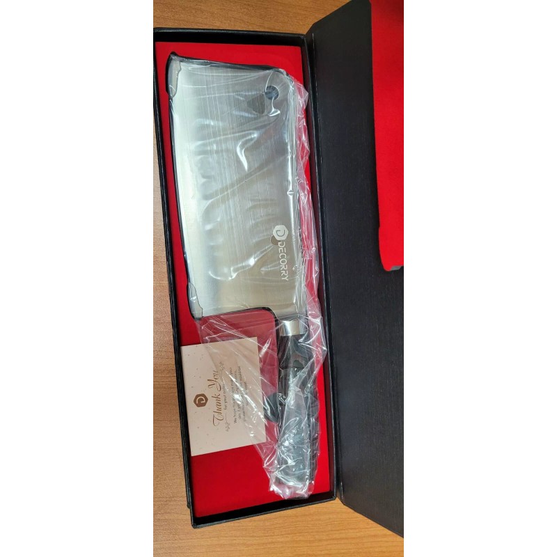 Knife Cleaver Knife 7 Inch, Ultra Sharp Japanese AUS-10 High