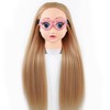 PERFEHAIR Doll Mannequin Head for Hair Styling, Braiding - 26",