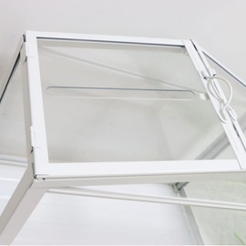 PIAOLGYI Card Slot Panel for Wishing Well IKEA Socker, Acrylic Card Slot Panel for Mini IKEA Socker Greenhouse Cabinet (ONLY Card Slot Panel)