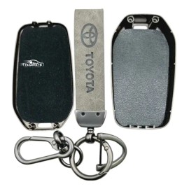 Funda Llave Presencia Toyota Prius Rav-4 23 24 25 Zinc Piel                                                                                           