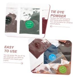 TEHAUX Tie Dye Powder Kit Vibrant Permanent Colors for DIY Projects for Summer Camps Parties and Creative Fun for Adults
