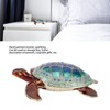 Zerodis Handmade Enamel Shape Turtles Jewellery Box Wooden Jewellery Box