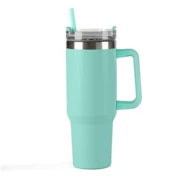 Hydrate Tumbler with Straw 40 oz Golders Green’s Hydrate Tumbler: 1.2L of Refreshment on-The-Go! (Mint)