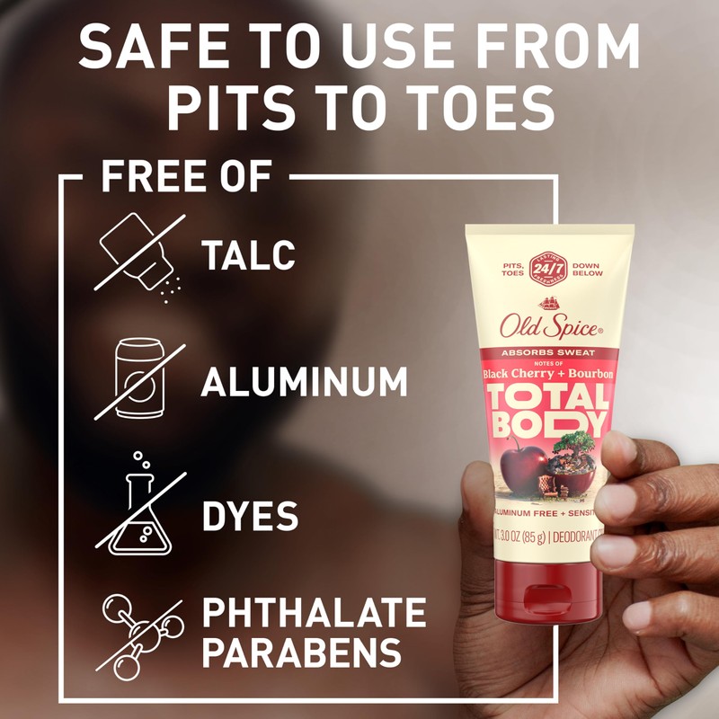 Old Spice Whole Body Deodorant Cream for Men, Aluminum Free,