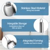 Cooking Spoon Set, 3 PCS Stainless Steel Slotted Spoon, Serving