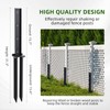ATCWF 4-Pack Fence Post Repair Kit, 32in Heavy Duty Ground