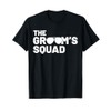 Groomsmen Groom Squat Men Bachelor Supplies Party Wedding T-Shirt