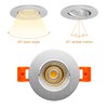 2Inch LED Recessed Ceiling Light, 3W Dimmable LED Downlight, 60
