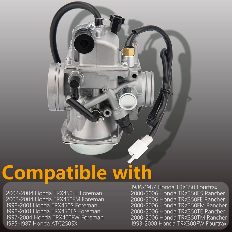 TRX350 Carburetor for Honda Rancher 350 TRX350TM TRX350TE 350ES 350FE