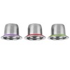 3Pcs/Set Coffee Capsule Reusable Pod Stainless Steel Refillable Filter 30x22x20mm