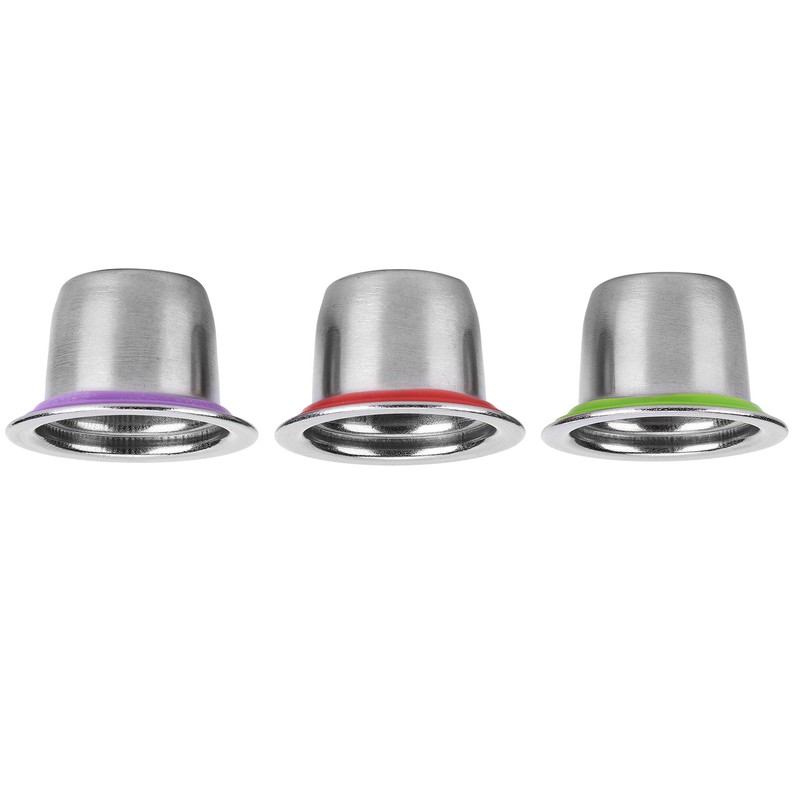 3Pcs/Set Coffee Capsule Reusable Pod Stainless Steel Refillable Filter 30x22x20mm