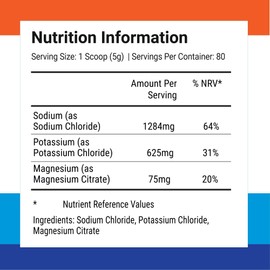 Nutri-Align Nutri-Align Fasting Salts Electrolytes Powder | 400g Sodium Potassium Magnesium Electrolytes | Pure Unflavoured Fasting Electrolytes | Sugar Free & Filler Free | Made in The UK