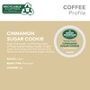 Green Mountain Coffee Roasters Cinnamon Sugar Cookie, 24 Count (Pack