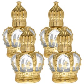 FOMIYES 4pcs essential oil small oil bottles oil bottles refillable roller bottles refillable cosmetic bottles empty up Glass perfume travel