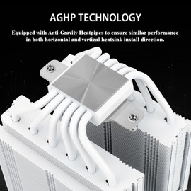 Thermalright Royal Pretor 130 White CPU Cooler, Heatsink CPU Cooling, TL-H12W-X28 and TL-HD13W-X28 Fan, Compatible with Intel LGA115X/1200/2011/1700/1851;AM4/AM5 Platforms,Desktop Tower Cooling