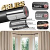 Bay Window Curtain Rods 1 Inch Rustproof Metal Corner Curtain
