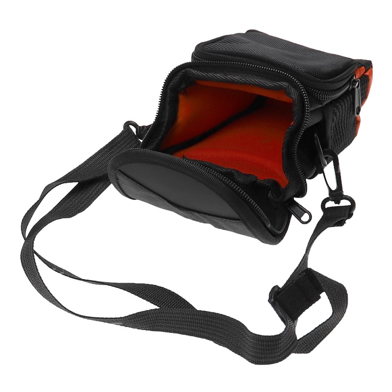 vhbw Belt Bag Black for Camera Nikon CoolPix L330, L830