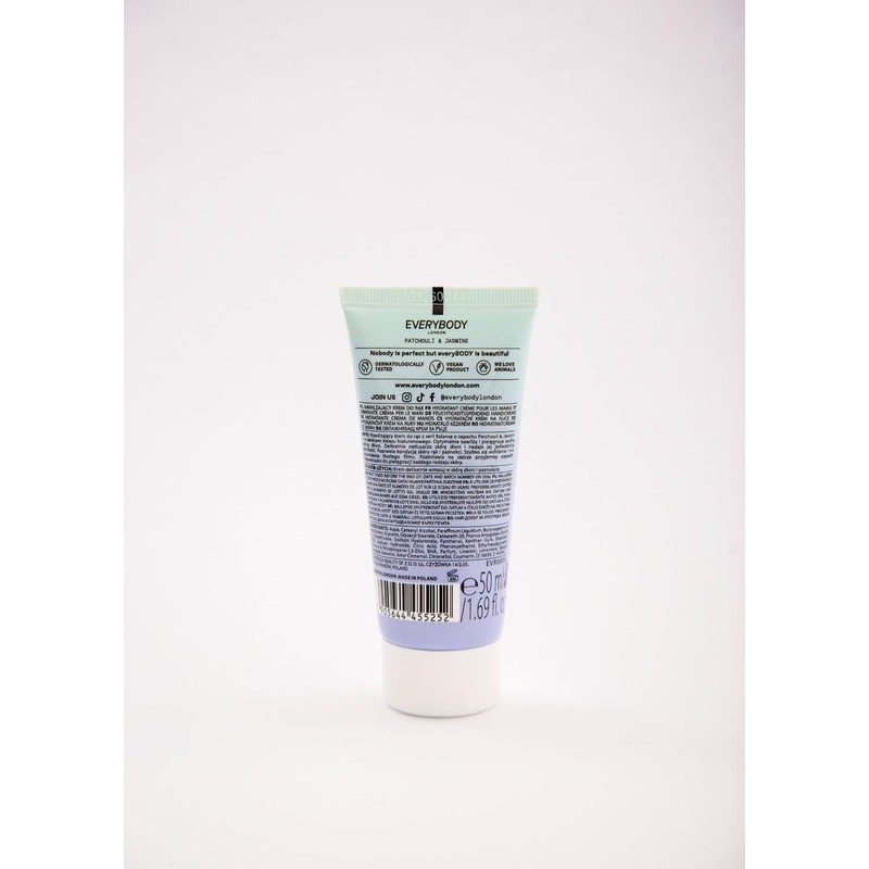 EVERYBODY LONDON Balance Hand Cream Patchouli & Jasmine Fragrance with
