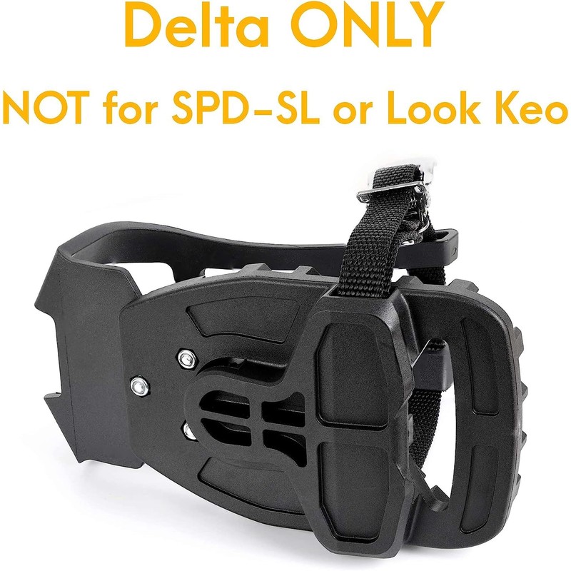 Bike Bicycle Toe Clips Cage ONLY - Compatible with Peloton