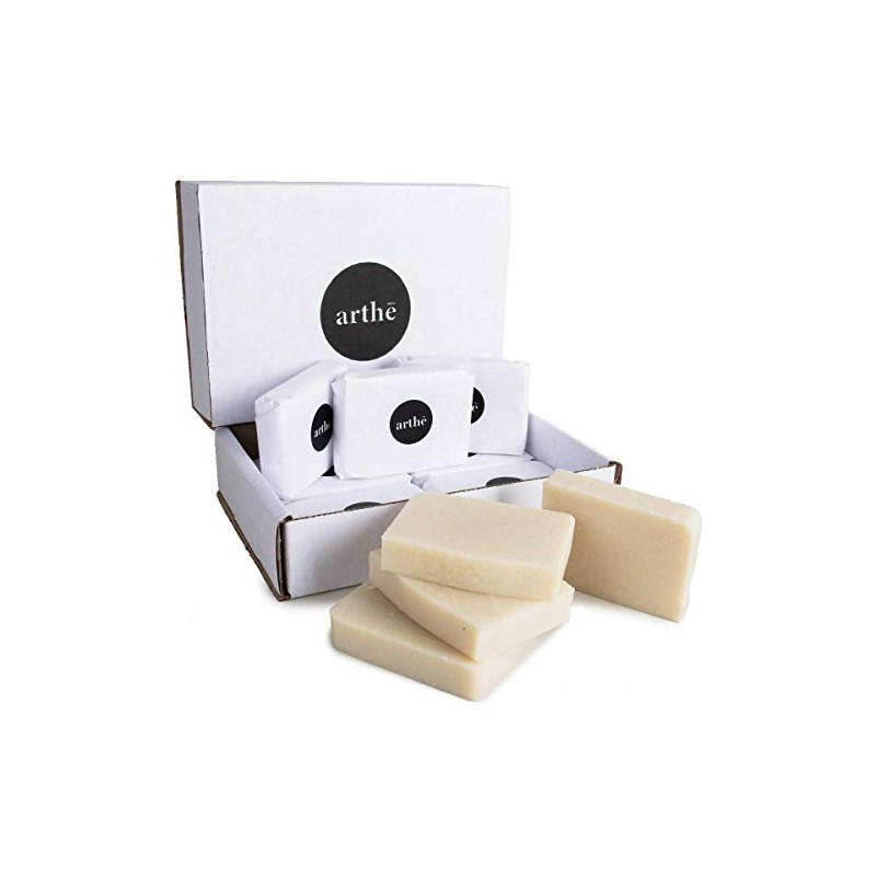 KIT 4 JABON ARTESANAL ARROZ Y CONCHA NACAR EN BARRA