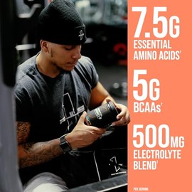 Rule 1 Proteins Rule 1 Essential Amino 9 C Recovery & Hydration Support with 7.5g of Essential Amino Acids + Electrolytes (30 Servings, Fruit Punch)