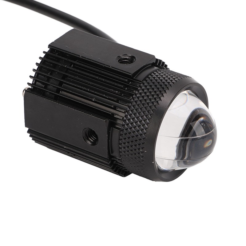 Pair Motorcycle LED Spotlight High Low Beam Yellow White Light