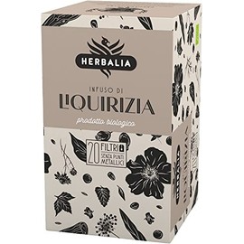 HERBALIA - Licorice Root Infusion in Tea Bags, Licorice Root Infusion Set with 20 Tea Bags without Metal Clips, 40g Licorice Root for Teas and Herbal Teas