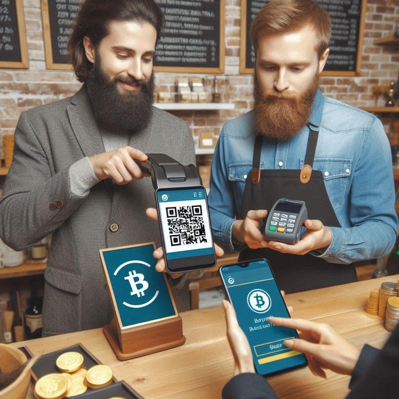 Pay with Crypto - QR Code & NFC Tag -
