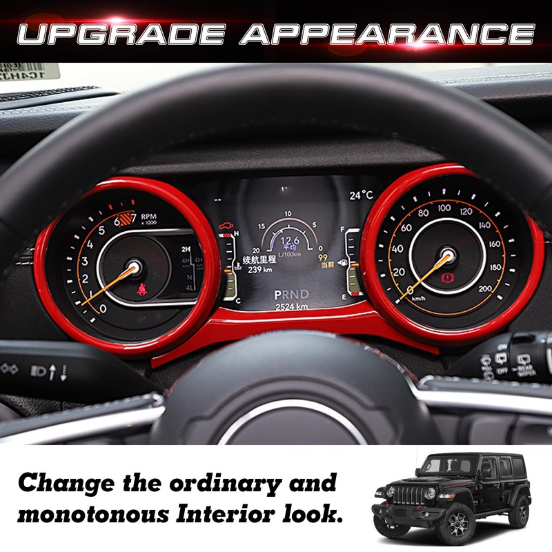 x xotic tech Dashboard Instrument Cluster Panel Trim Compatible with
