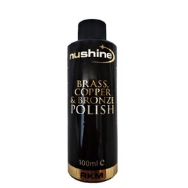 Nushine Brass, Copper & Bronze Polish 3.4 Oz - Ecofriendly, Solvent Free & Contains Anti Tarnish Agent to delay Future Tarnish