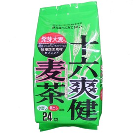 16 Sooken Barley Tea, 24 Packs, Health Tea, Tea Pack, Germinated Barley, Hato Barley, Rooibos Tea, 16 Types, Blended Tea