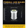 GE44 47 Pinball Machine LED Bulbs BA9S DC/AC 6.3V/6V Coin-operated