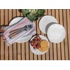 Abode Homewares Organic Cream newWave Microwave Safe Premium Melamine Dinner