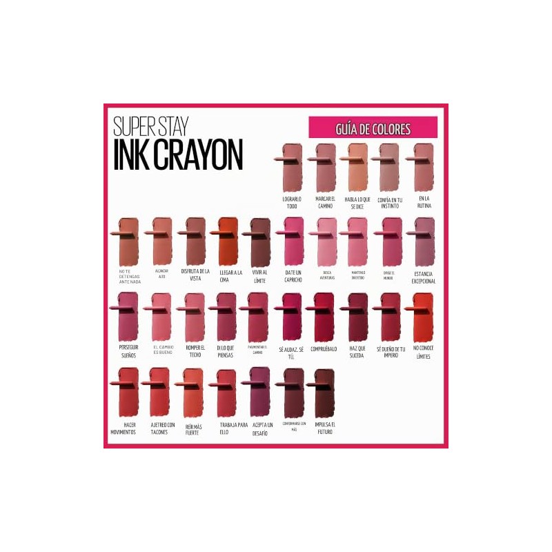 Maybelline New York SuperStay Ink Crayon Long Lasting Matte Lipstick