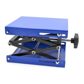 Scissor Jack Laboratory Stand with 7.75 in x 7.75 in Plate, Fully Extended Height 12 in - Eisco Labs