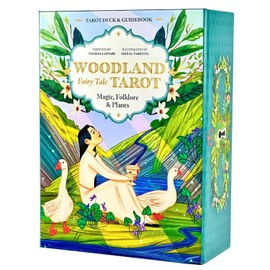 I.I.J Tarot Cards, 78 Cards, Weighted Edition, Tarot Divination, Woodland, Fairy Tail, Tarot, Woodland Fairy Tale Tarot, Japanese Instruction Manual Included (English Language Not Guaranteed)