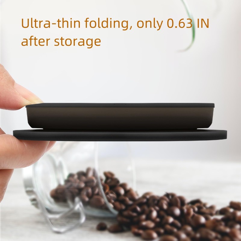 VVGCS 2-Packs Travel Collapsible Paperless Pour Over Coffee Dripper Kit