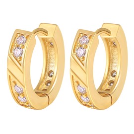 VEXXS Diamond Hoop Earrings for Men001