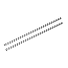 sourcing map 2pcs Linear Motion Rod Shaft Guide 4mm x 150mm (0.157" x 5.91") Case Hardened Steel Chrome Plated, Metric Linear Rail Rod for 3D Printer, CNC Machine