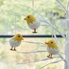 Ginger Ray Handmade Felt Chick Decorations Hanging Easter Tree Branches