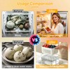 IKKAB 3 Pack Fruit Storage Containers for Fridge with Removable