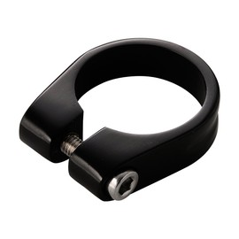 kalloy SC-100 Seat Clamp, Aluminum, Bicycle, Clamp Diameter: φ12.5 inches (31.8 mm), Black, Bolt Fastening, Road Mountain, Cross Bike, Cycling, *Please check the tightening torque