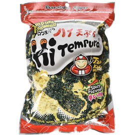 6 Packs Tao Kae Noi Tempura Seaweed 25g (Large, Spicy)
