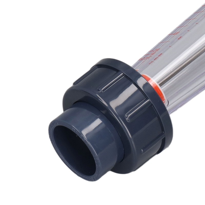 Plastic Tube Liquid Flowmeter High Accuracy Large Range Acid Alkali