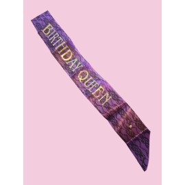 Spencers  BIRTHDAY QUEEN SASH -  New In Package
