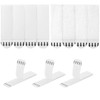 DOETYD 24 Pairs（48 Strips） Picture Hanging Strips No Nails Frame